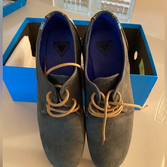 John Fluevog shoes, blue, size 6, brand new - Picture 3 of 10